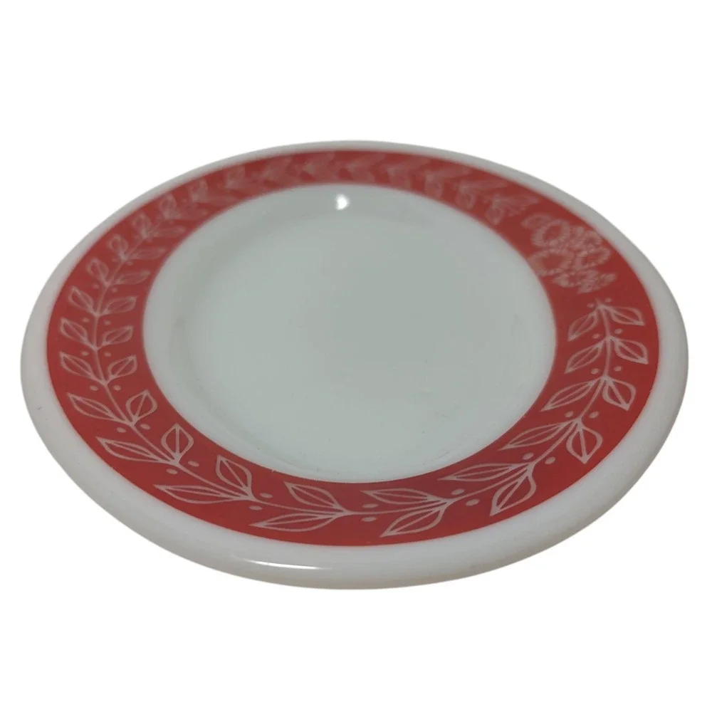 Vintage‎ Corning Decor Platter Oval Serving Dish Laurel Leaf Pattern 79 415 USA